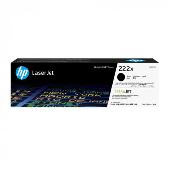 HP 222X W2220X cartuccia toner originale LaserJet ad alta resa, nera