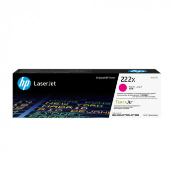 HP 222X W2223X cartuccia toner originale LaserJet ad alta resa, magenta