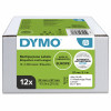 DYMO 2093095 etichette multiuso LabelWriter, 32 x 57 mm, 12 rotoli, bianche