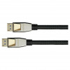 Good Connections Python DP20-PY010 cavo DisplayPort 2.0, treccia in nylon, nero, 1 m