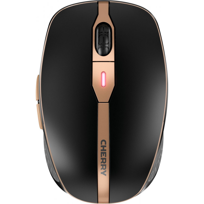 Cherry DW 9100 SLIM set tastiera e mouse, wireless RF + Bluetooth, AZERTY (belga), nero