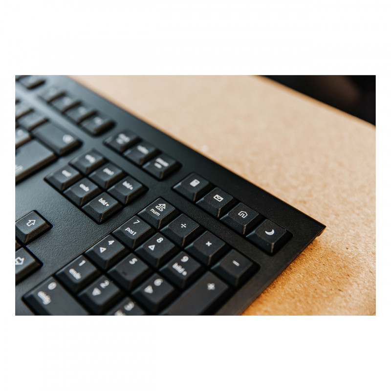 Cherry KW 3000 tastiera da scrivania wireless, 2,4 GHz, AZERTY (francese), nera