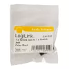 LogiLink CA1018 adattatore audio Toslink, Toslink femmina a Toslink femmina, nero
