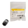 LogiLink CA1018 adattatore audio Toslink, Toslink femmina a Toslink femmina, nero