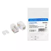 LogiLink NK4006 modulo keystone RJ45, Cat.5e UTP, terminazione a perforazione 90°, bianco