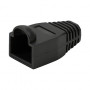LogiLink MP0064 copriconnettore RJ45 6,5 mm, nero, CAT6A (50 pz.)