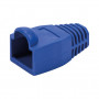 LogiLink MP0066 copriconnettore RJ45 6,5 mm, blu (50 pz.)