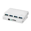 LogiLink UA0421 hub USB 3.0, 4 porte, con alimentatore