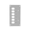 LogiLink FB5002 pannello frontale per fibra ottica, 6 LC-D / 6 SC-S, per cassetto di giunzione