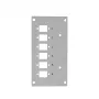 LogiLink FB5002 pannello frontale per fibra ottica, 6 LC-D / 6 SC-S, per cassetto di giunzione