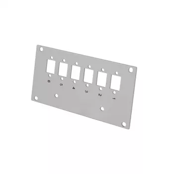 LogiLink FB5002 pannello frontale per fibra ottica, 6 LC-D / 6 SC-S, per cassetto di giunzione