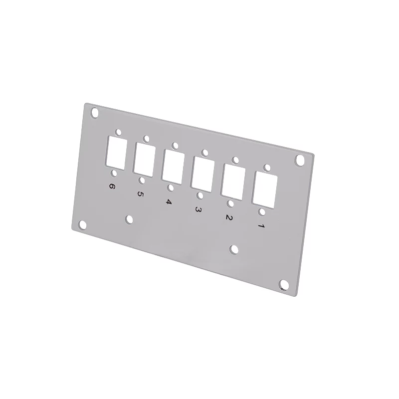 LogiLink FB5002 pannello frontale per fibra ottica, 6 LC-D / 6 SC-S, per cassetto di giunzione