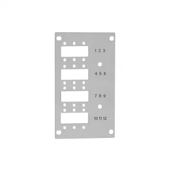 LogiLink FB5003 pannello frontale in fibra ottica 12 LC-D / 12 SC-S per distributore di giunzioni