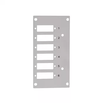 LogiLink FB5004 pannello frontale in fibra ottica 6 SC-D / 6 LC-Q per distributore di giunzioni