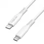 LogiLink CU0242 cavo USB 2.0 Type-C, USB-C maschio – micro USB maschio, 480 Mbps, 12 W, bianco, 1 m