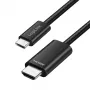 LogiLink UA0470 cavo USB 3.2 Gen1 Type-C a HDMI, 4K/30 Hz, intrecciato, nero, 2 m
