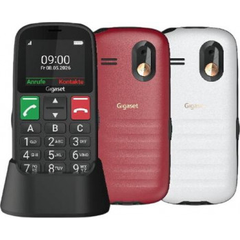 Gigaset GL30 telefono cellulare base, rosso metallizzato, display da 5,59 cm
