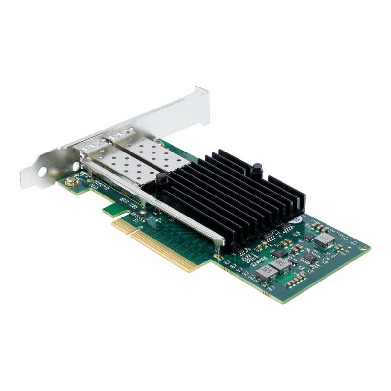 Inter-Tech ST-723 scheda di rete, PCIe x8, doppia porta SFP+, 10 Gbit/s