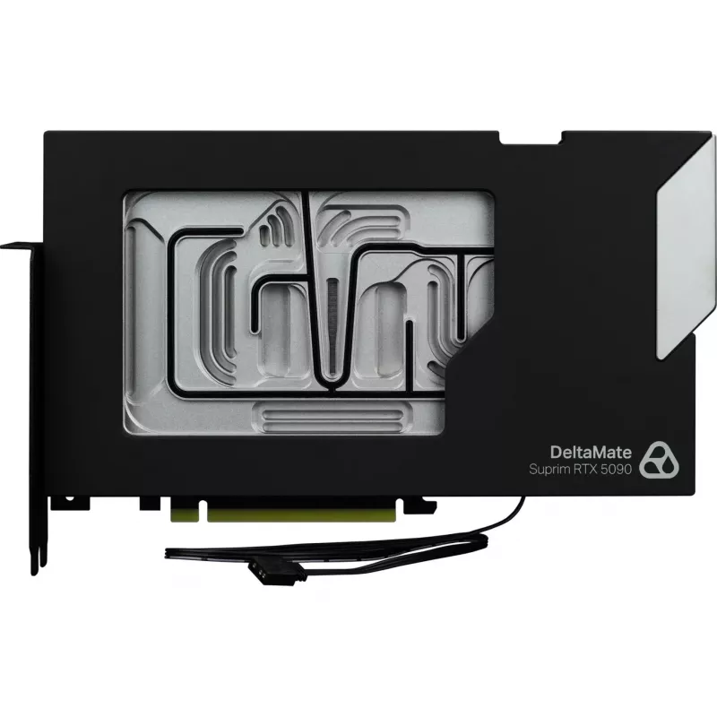 Thermal Grizzly DeltaMate blocco ad acqua per GPU Suprim 5090, nero/argento
