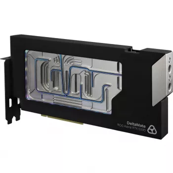 Thermal Grizzly DeltaMate blocco ad acqua per GPU ROG Astral RTX 5090, nero/argento
