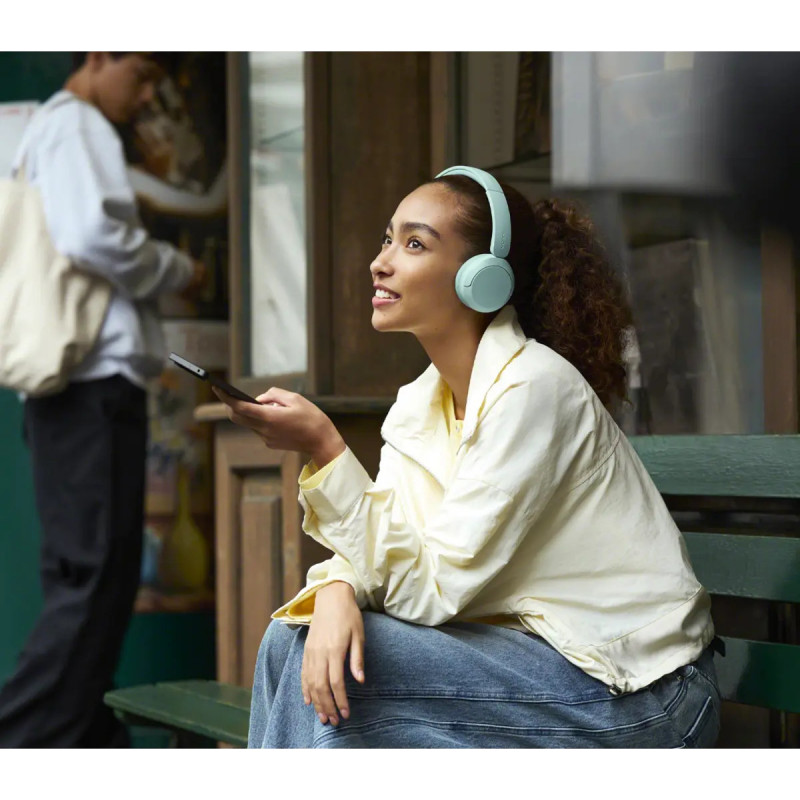 Sony WH-CH530 cuffie Bluetooth wireless, menta