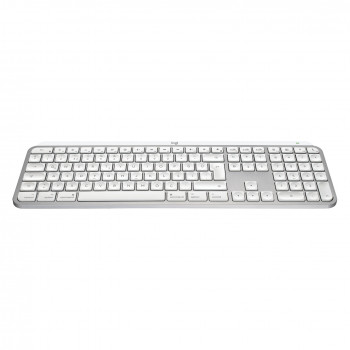 Logitech Master Series MX Keys S for Mac 920-011628 tastiera, layout svizzero (CH), grigio chiaro