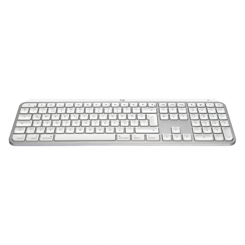 Logitech Master Series MX Keys S for Mac 920-011628 tastiera, layout svizzero (CH), grigio chiaro