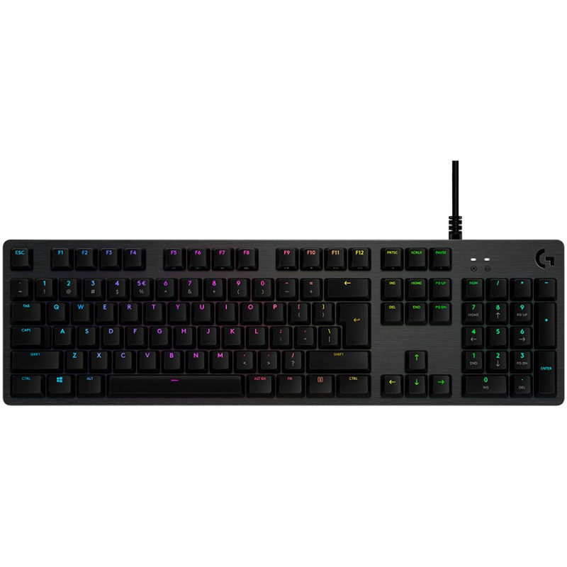 Logitech G512 920-009350 tastiera meccanica da gaming retroilluminata, switch GX