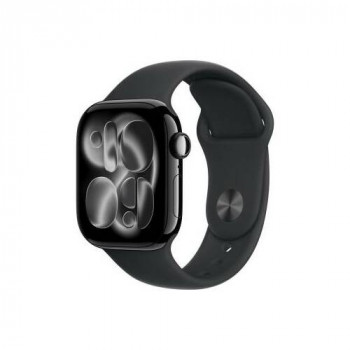 Apple Watch Series 11 smartwatch 5G, cassa in alluminio da 42 mm, S/M, nero, MF834QL/A