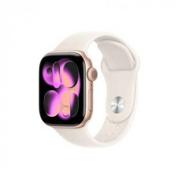 Apple Watch Series 11 smartwatch 5G, cassa in alluminio da 42 mm, S/M, oro, MF8E4QL/A
