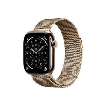 Apple Watch Series 11 smartwatch 5G, cassa in titanio da 42 mm, oro