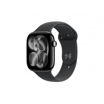 Apple Watch Series 11 smartwatch 5G, cassa in alluminio da 46 mm, S/M, nero, MFC24QL/A