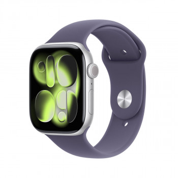 Apple Watch Series 11 MFCR4QL/A smartwatch, 46 mm, alluminio, GPS + Cellular 5G, argento, M/L
