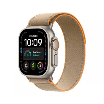 Apple Watch Ultra 4 smartwatch, GPS + Cellular, 49 mm, naturale, Trail Loop sabbia, M/L
