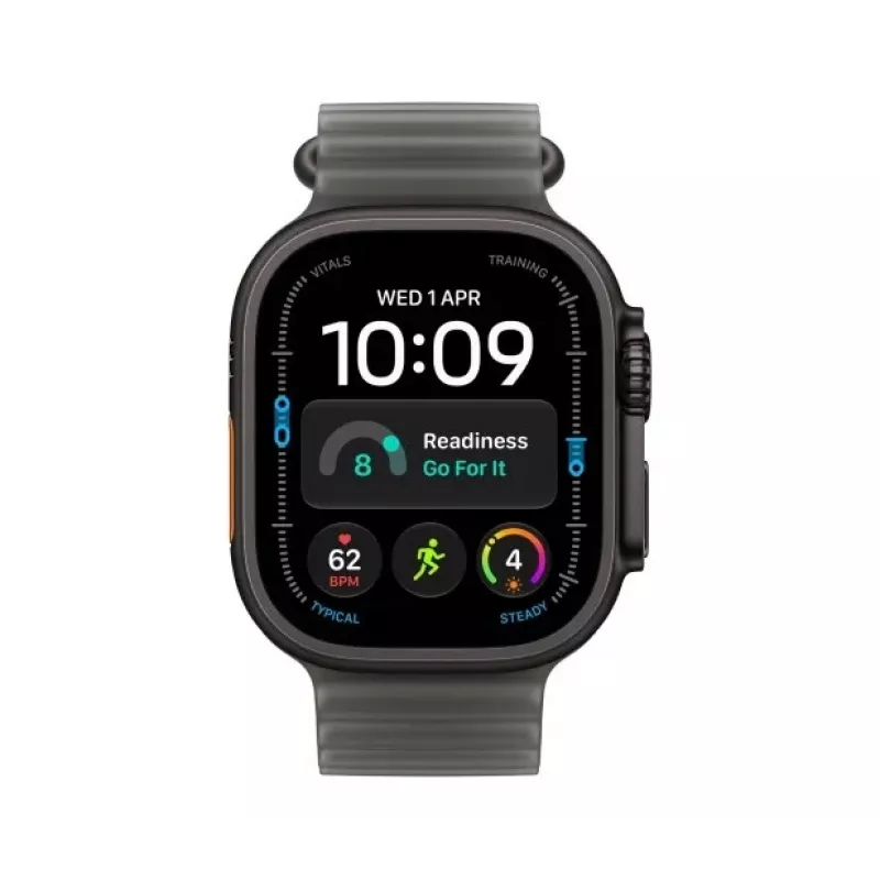 Apple Watch Ultra 4 smartwatch, GPS + Cellular, 49 mm, nero, Ocean nero traslucido