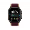 Apple Watch Ultra 4 smartwatch, GPS + Cellular, 49 mm, nero, Trail Loop bordeaux, M/L