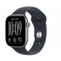 Apple Watch Series 12 GPS smartwatch, 46 mm, cassa in alluminio grigio siderale, cinturino Sport blu navy M/L