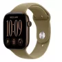 Apple Watch Series 12 GPS smartwatch, 46 mm, cassa in alluminio bronzo scuro, cinturino sport oliva M/L