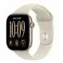 Apple Watch Series 12 GPS + Cellular smartwatch, 42 mm, cassa in alluminio oro chiaro, cinturino sport sabbia S/M