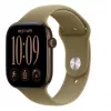 Apple Watch Series 12 orologio smart, GPS + Cellular, 42 mm, cassa in alluminio bronzo scuro, cinturino sport oliva S/M