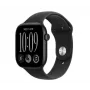 Apple Watch Series 12 orologio smart, GPS + Cellular, 46 mm, cassa in alluminio nero, cinturino sport nero M/L