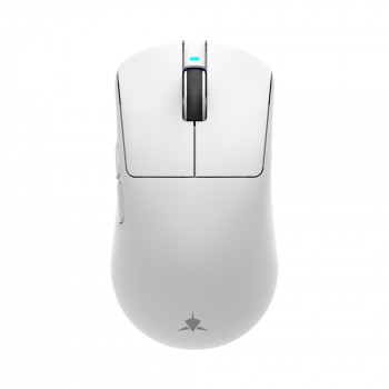 White Shark BORS-W WGM-5021 mouse da gaming wireless, 12000 DPI, nero