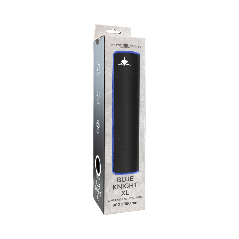White Shark BLUE KNIGHT XL GMP-2103 tappetino per mouse da gaming, 800x350 mm