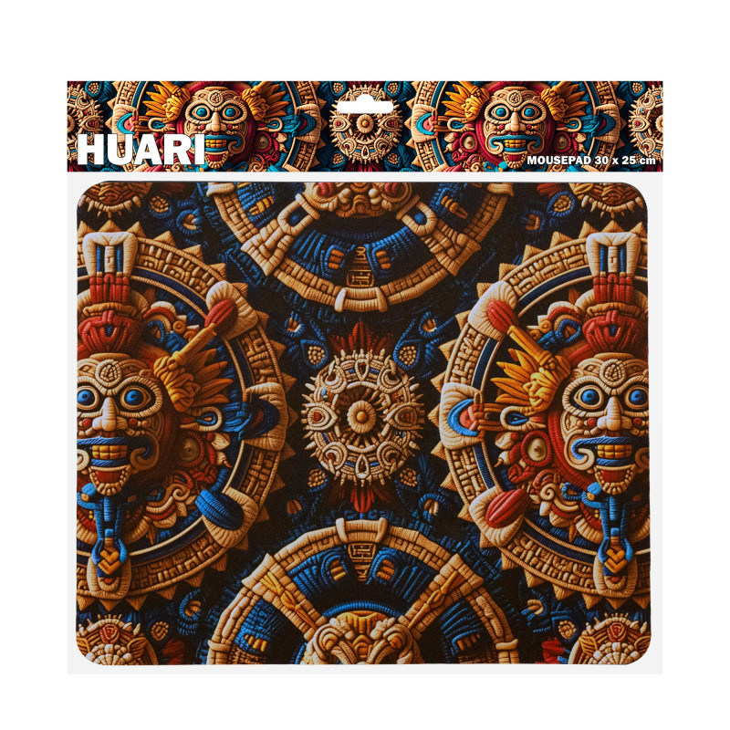 Sbox HUARI M MP-05 tappetino per mouse, 300x250 mm, nero con stampa