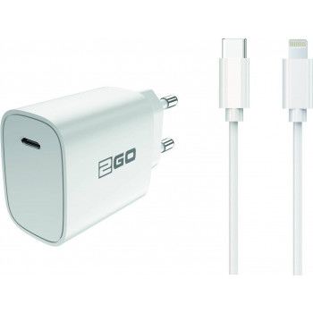 Caricabatterie per dispositivi mobili 2GO 797277, per interni, 12 V, bianco