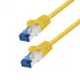 LogiLink CP4017S cavo patch Cat.6A CCA S/FTP LSZH, 0,25 m, giallo, EconLine