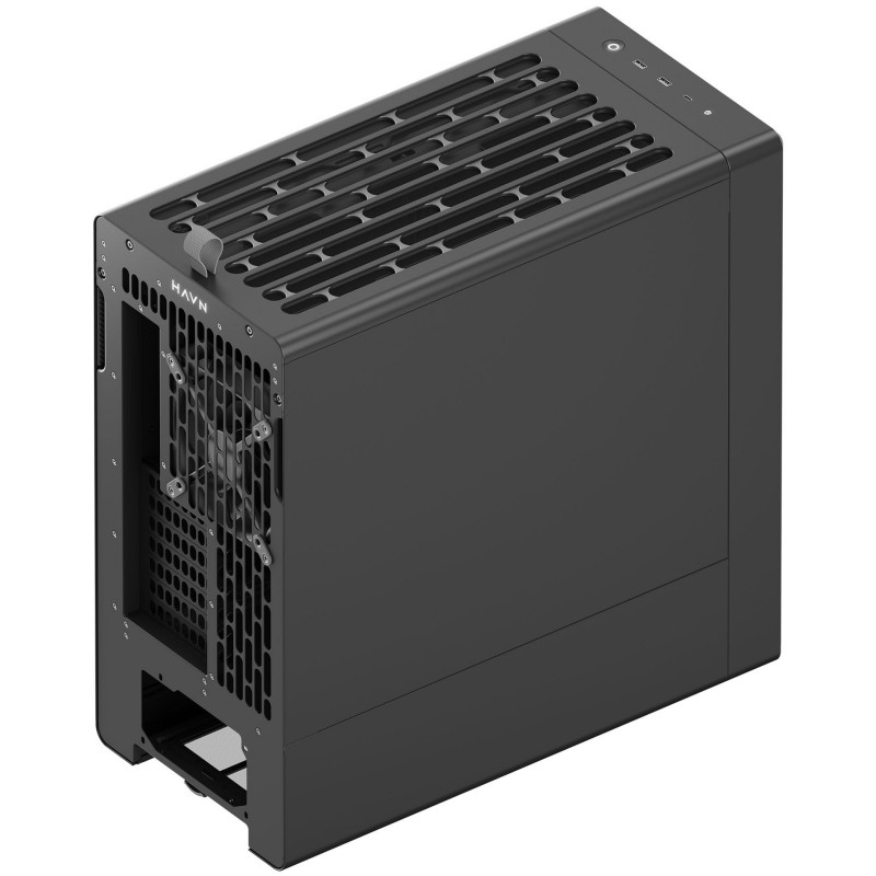 HAVN BF 360 Flow Solid case per PC, Midi Tower, E-ATX, nero
