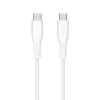 LogiLink CU0261 cavo USB 2.0 da USB-C a USB-C, 480 Mbps, 60 W, bianco, 0,5 m