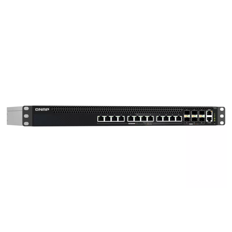Switch di rete QNAP QSW-M5218P-6F12T gestito L3 PoE, 12 x 10G Ethernet RJ-45, rack 1U