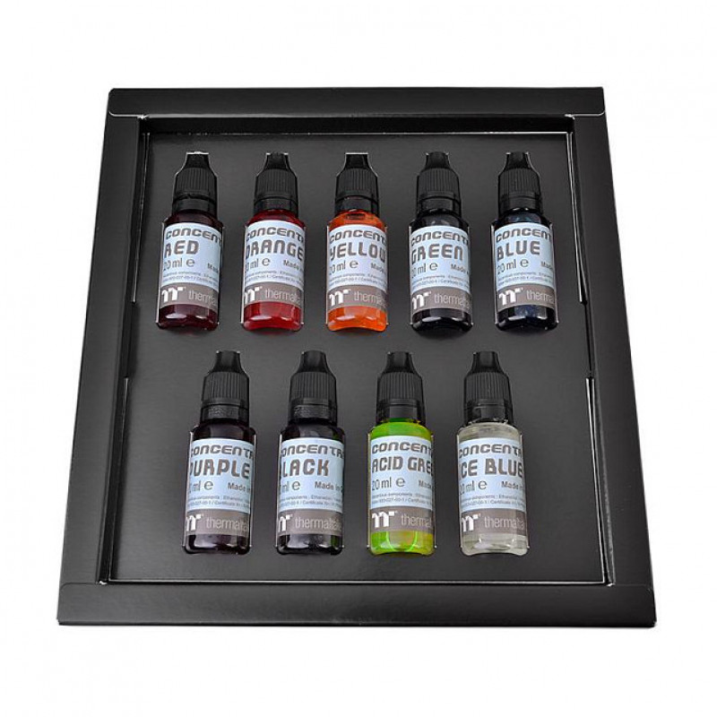 Kit di concentrato per liquido di raffreddamento Thermaltake TT Premium CL-W221-OS00SW-A, 9 x 20 ml